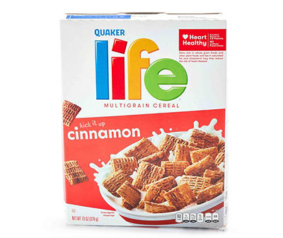 Quaker Life Multigrain Cereal Cinnamon 13 Oz