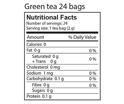 Organic Green Tea, 24 Count
