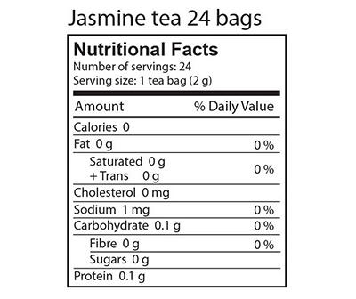 Organic Jasmine Green Tea Bags, 24-Count