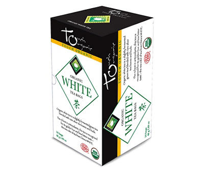 Organic White Tea Bags, 24-Count