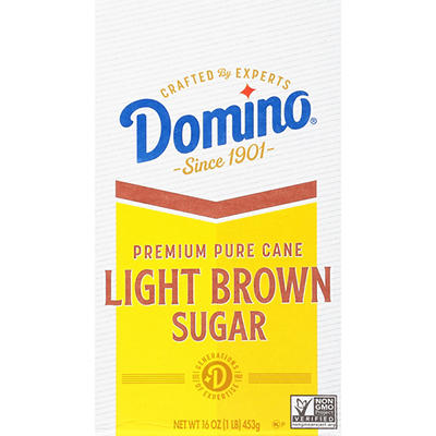 Domino Premium Pure Cane Light Brown Sugar 16 oz