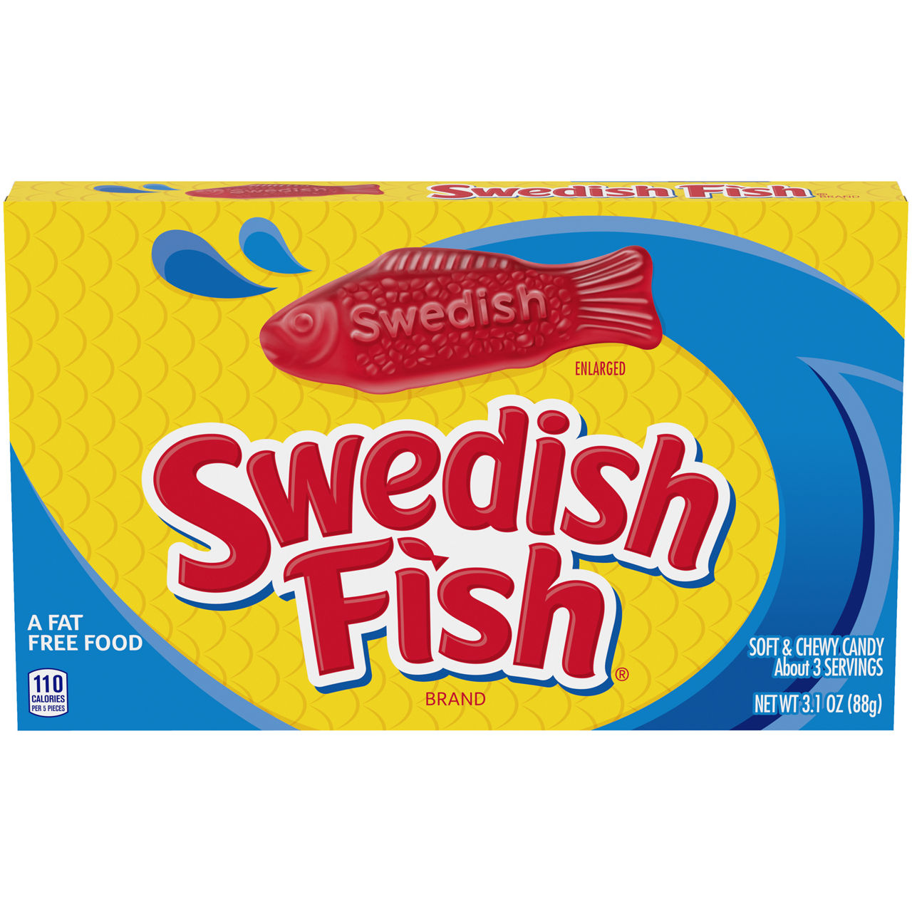 Swedish Fish Soft & Chewy Candy 3.1 oz. Box