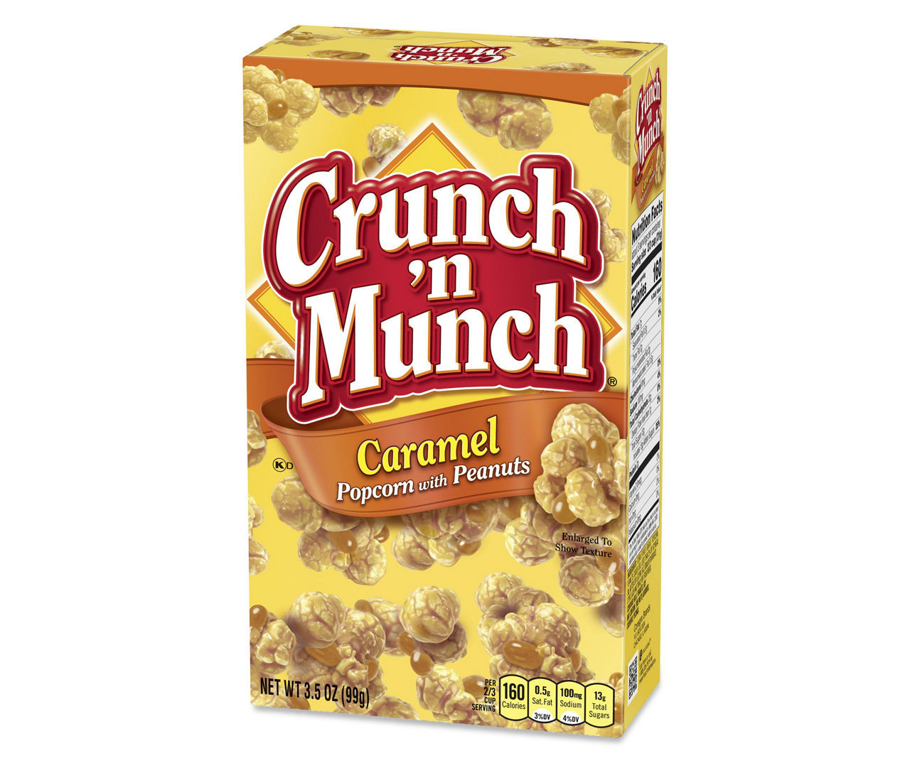 Caramel Popcorn With Peanuts, 3.5 Oz.