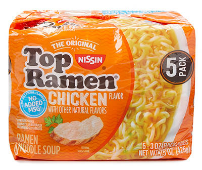 Chicken Top Ramen Noodles, 5-Pack