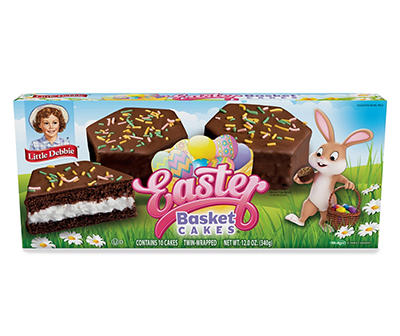 Chocolate Easter Basket Cakes, 10-Count