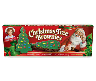 Christmas Tree Brownies, 5-Count