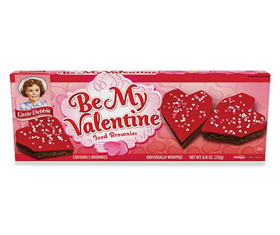 Be My Valentine Iced Brownies, 5-Count