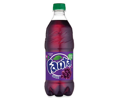 Fanta Grape Soda Fruit Flavored Soft Drink, 20 fl oz