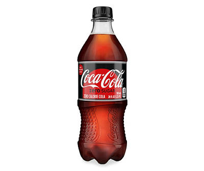 Coke Zero Sugar Diet Soda Soft Drink, 20 fl oz