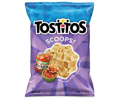 Tostitos Scoops Tortilla Chips Original 10 Oz
