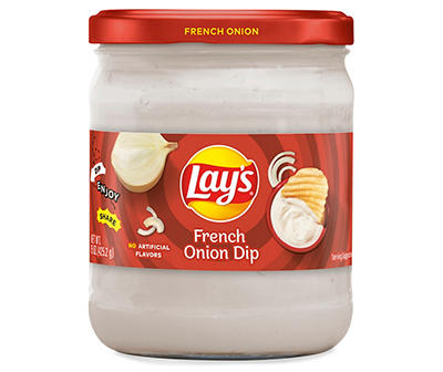 Lay's French Onion Dip 15 Ounce Glass Jar