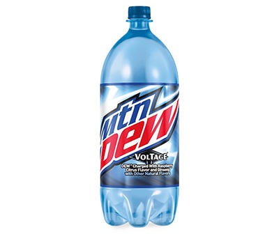 Mtn Dew Voltage DEW Charged With Raspberry Citrus And Ginseng Flavor 2 L Bottle