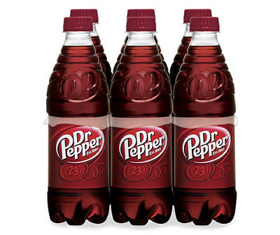 Dr Pepper, 0.5 L Bottles, 6 Pack