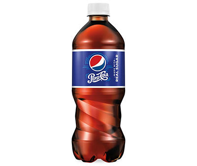 Pepsi Cola Real Sugar 20 Fl Oz Bottle