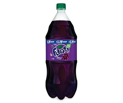 Fanta Grape Soda Bottle, 2 Liters