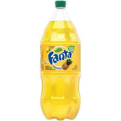 Fanta Pineapple Flavored Soda 67.6 ea