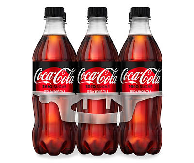 Coca-Cola® Zero Sugar Cola 6-16.9 fl. oz. Plastic Bottles