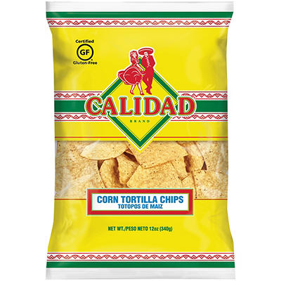 Calidad Corn Tortilla Chips 12 oz. Bag