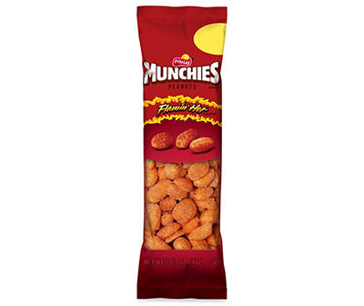 Munchies Frito Lay Peanuts  Flamin' Hot Flavored 1 - 5/8 OZ