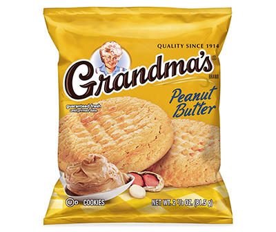Grandma's Cookies Peanut Butter 2.875 Oz Bag