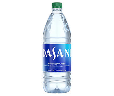 DASANI Purified Water Bottle, 1 Liter