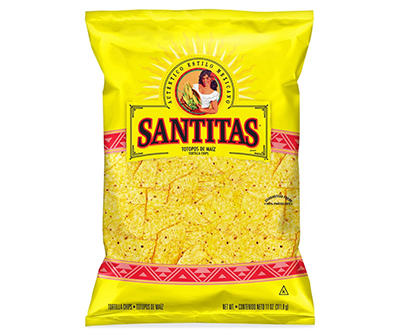 Santitas Tortilla Chips Mixed Triangles 11 Oz