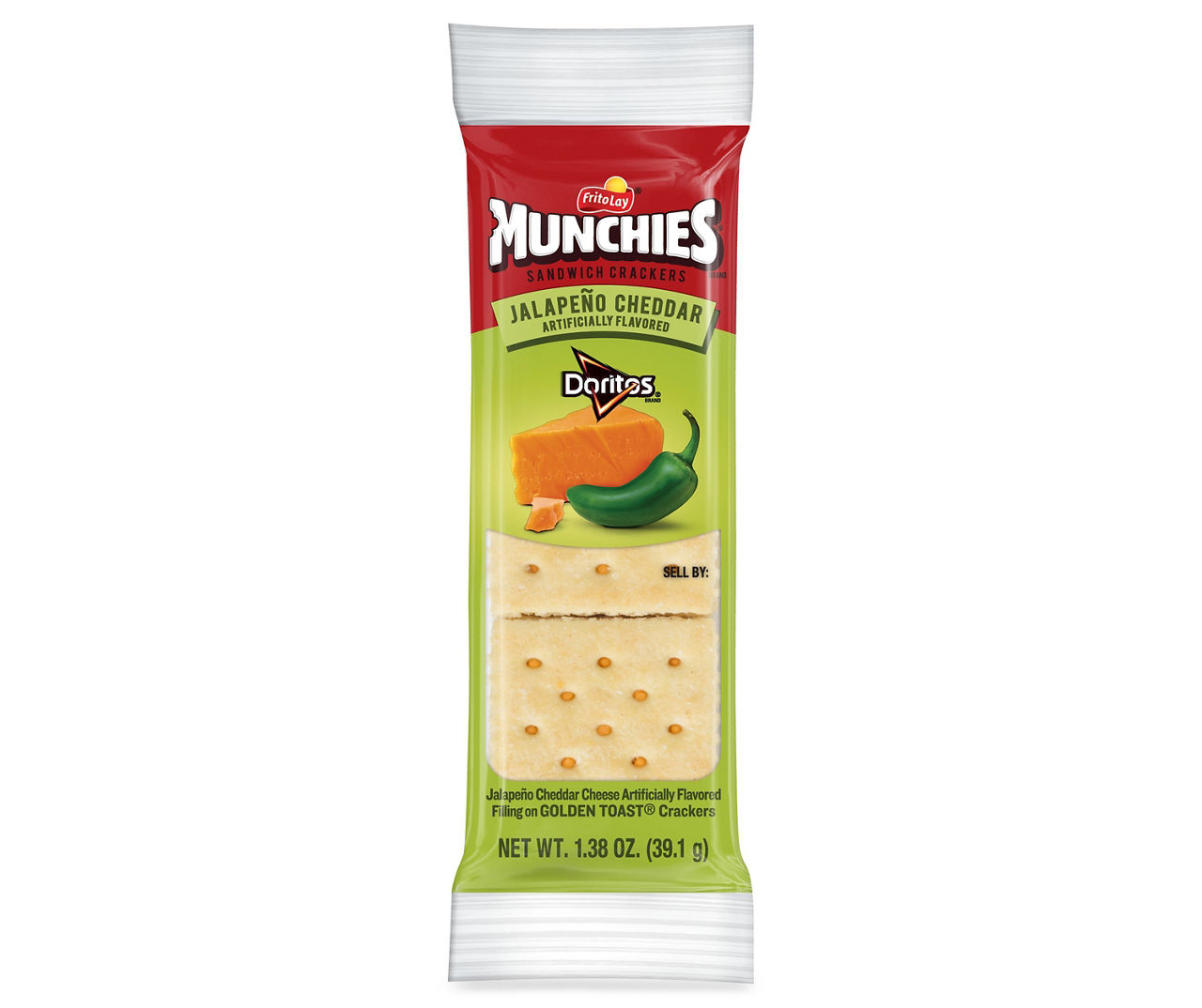 Munchies Munchies Doritos Sandwich Crackers Jalapeno Cheddar Cheese