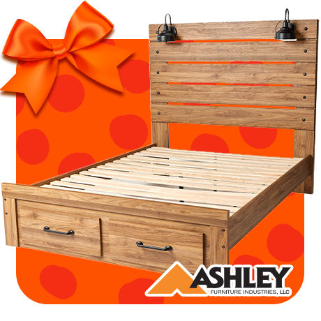 Wooden Bed Frame and head board