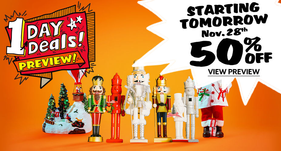 1 Day Deals Preview! Starting Tomorrow November 28th, 50% OFF! View the Big Lots 1 Day Preview!