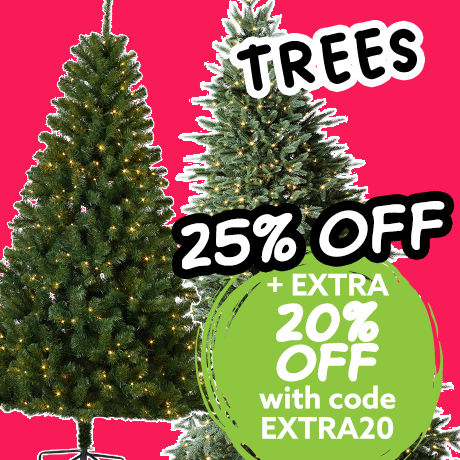 25% Off Trees, Plus Extra 20% Off with code EXTRA20