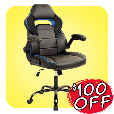 Pro Gaming Chair with Height and Seat Adjustments. 