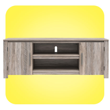 Wooden light-brown TV/Entertainment Stand.