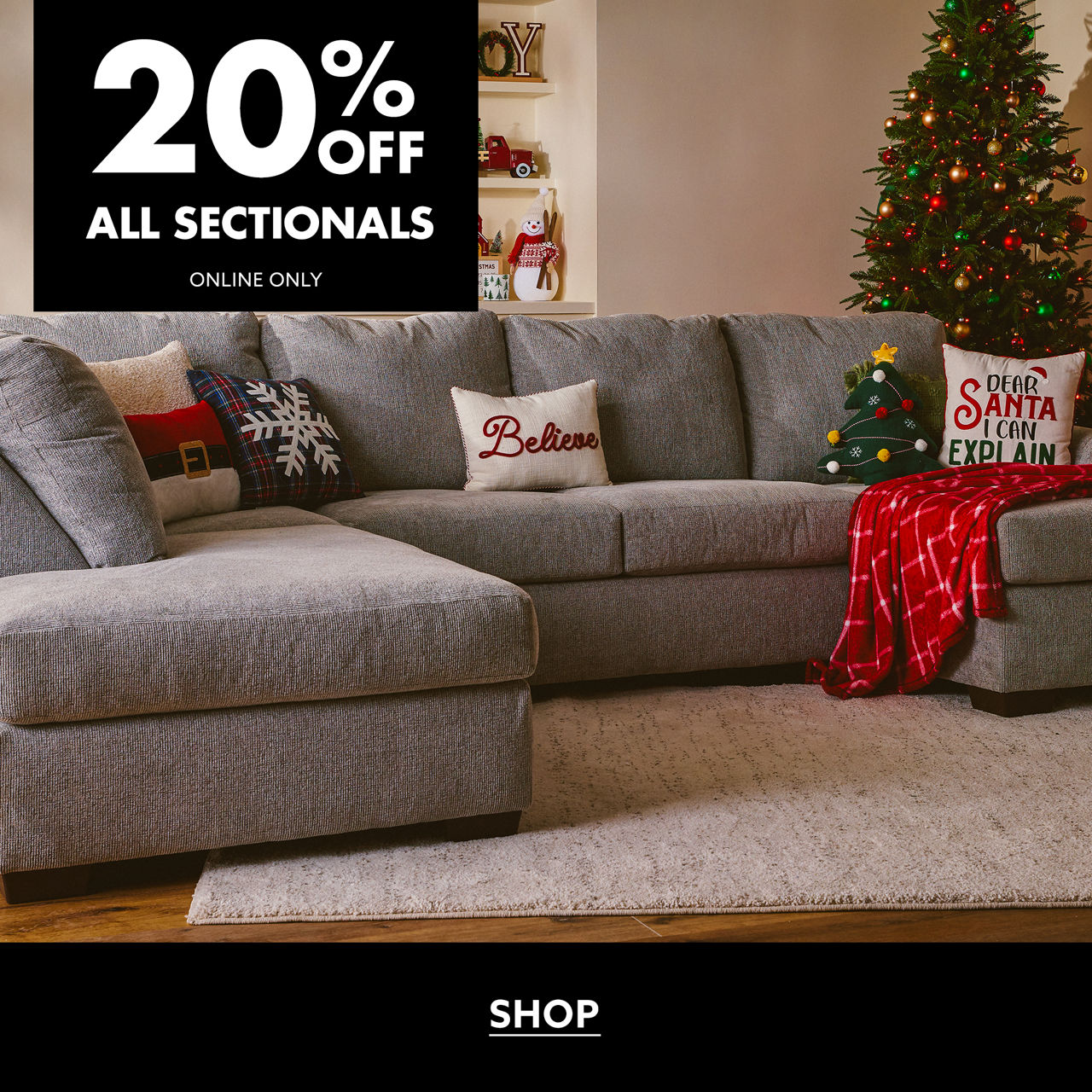 20% Off - All Sectionals - Online Only