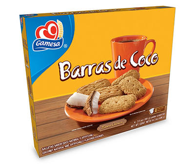 Gamesa 4 Pack Coconut Flavored Cookies 4 - 3.5 oz Packs