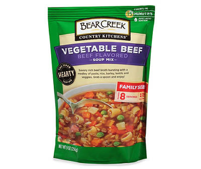 Bear Creek Country Kitchens Vegetable Beef Soup Mix 9 oz. Pouch