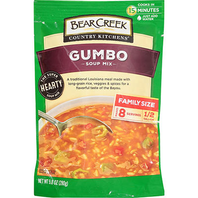 Bear Creek Country Kitchens Gumbo Soup Mix Family Size 9.8 oz