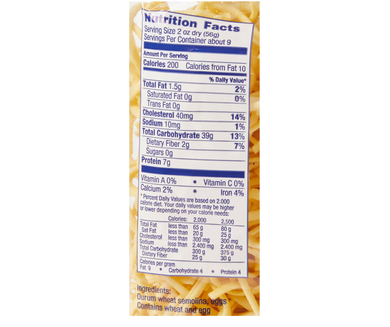Egg Noodle Spaetzle Pasta, 17.6 Oz.
