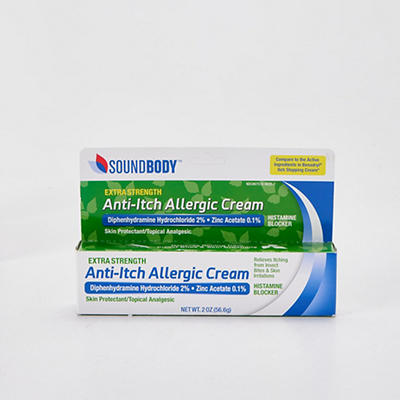Extra Strength Anti-Itch Allergic Cream, 2 Oz.