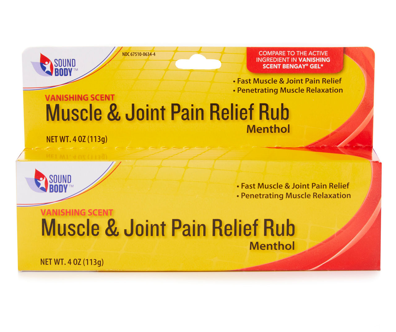 Muscle & Joint Pain Relief Rub, 4 Oz. Big Lots