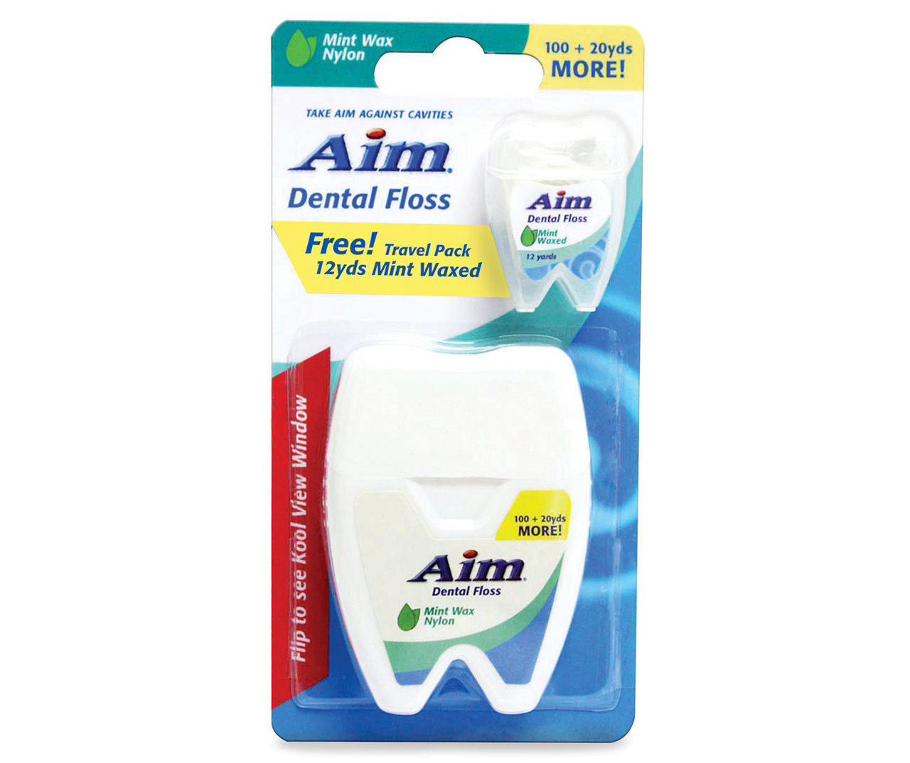 Aim Mint Wax Dental Floss & Travel Pack Big Lots