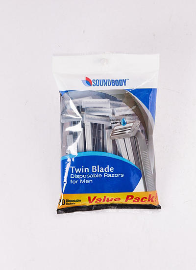 Men's Twin Blade Disposable Razors, 20-Count