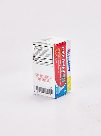 Extra Strength Pain Reliever PM, 25 mg, 100 Caplets