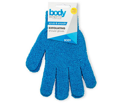 Exfoliating Shower Gloves, 1-Pair - Colors May Vary