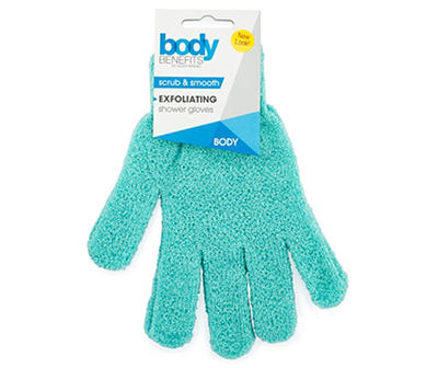 Exfoliating Shower Gloves, 1-Pair - Colors May Vary