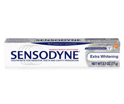 Sensodyne Extra Whitening Sensitivity Toothpaste 2.7 oz. Box
