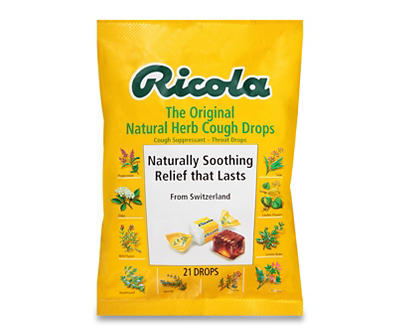 Ricola The Original Natural Herb Cough Suppressant Throat Drops 21 ct Bag