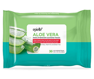 Aloe Vera Cleansing Tissues, 30-Count