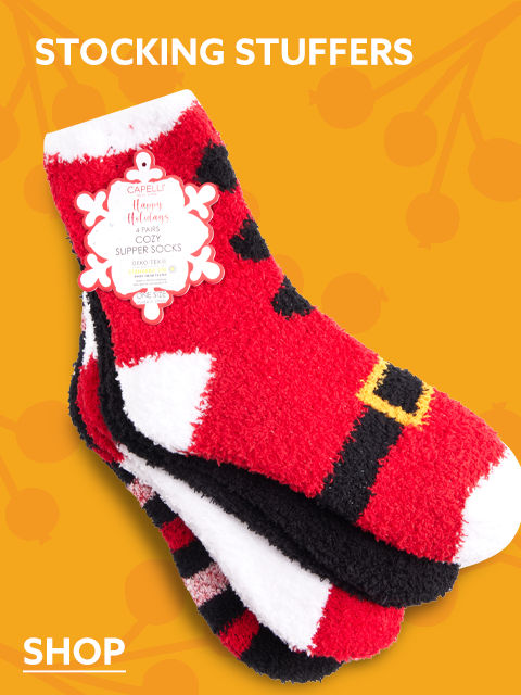 Comfy Holiday-Themed Socks