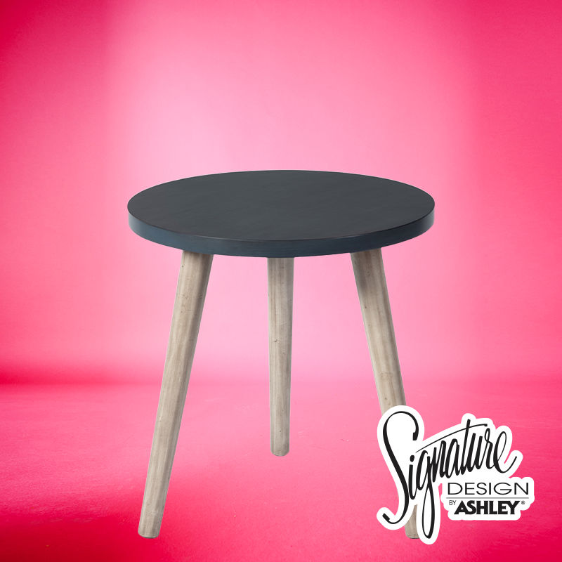 Blue accent stool, Signature Design By Ashley