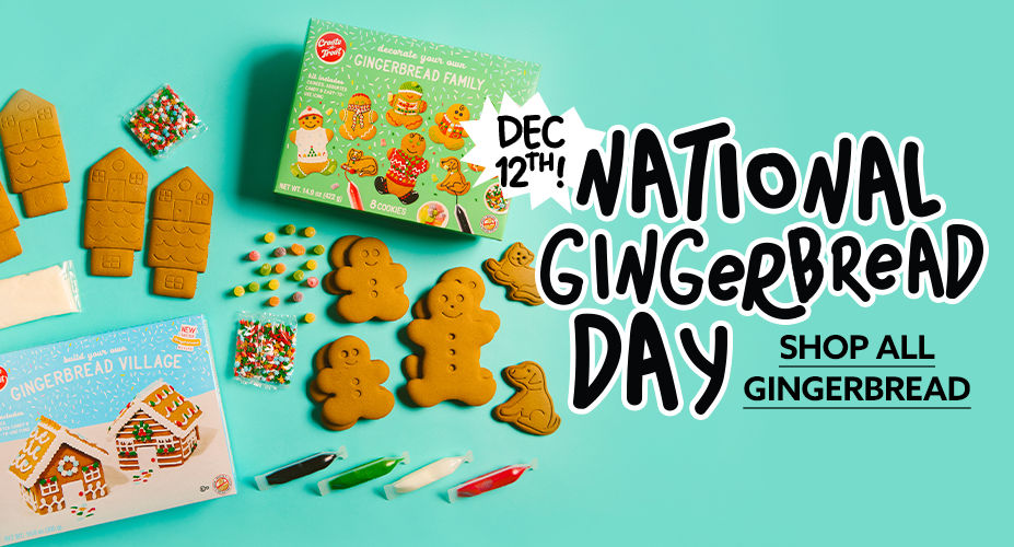 December 12th is National Gingerbread Day! Shop All Gingerbread